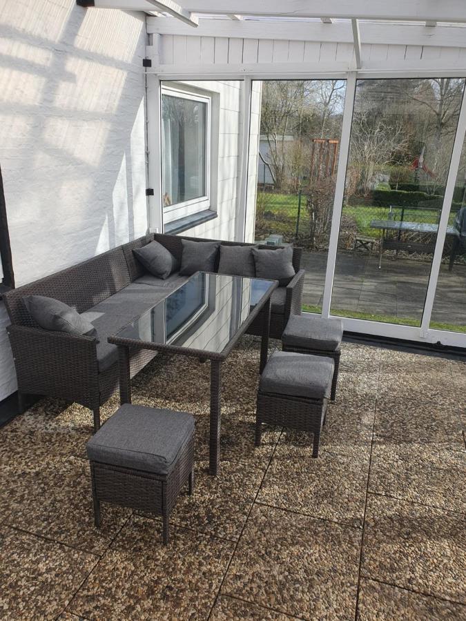 Charmante Haushaelfte Mit Garten Und Terrasse Flensburg Zewnętrze zdjęcie